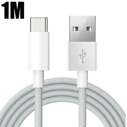 Nylon Braided USB-C Fast Charging CarPlay Cable for iPhone 15/15 Pro/15 Pro Max/15 Plus