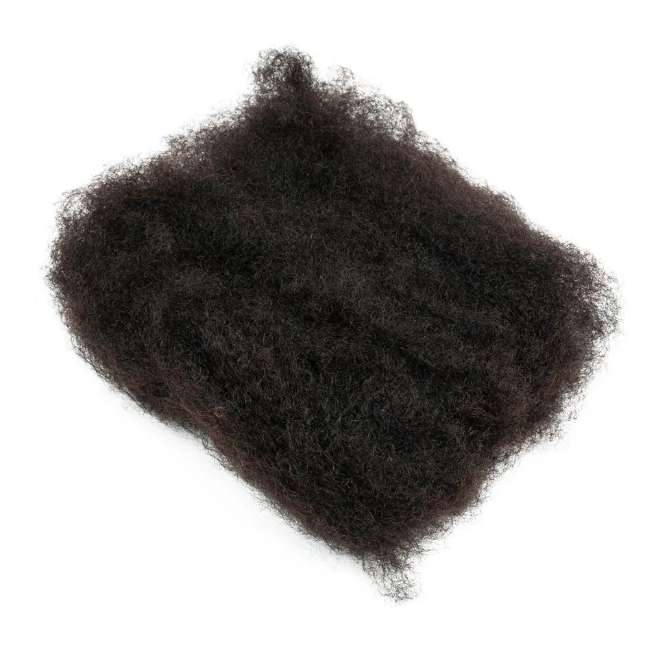 22 Inch Afro Kinky Curly Bulk Hair – Brown Blonde QVR Remy Human Hair for Braids, Dreadlocks & Natural Styling