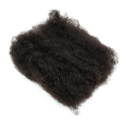 22 Inch Afro Kinky Curly Bulk Hair – Brown Blonde QVR Remy Human Hair for Braids, Dreadlocks & Natural Styling