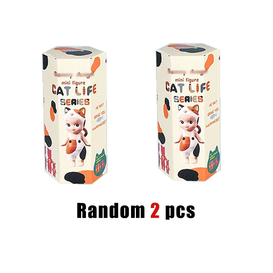 Anime Cat Life Figure - Instant Noodle Scene PVC Collectible Ornament and Desk Decor Gift