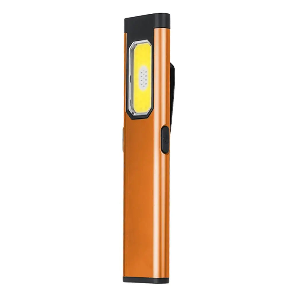 Rechargeable 550LM LED Keychain Flashlight — Mini Pocket Torch Lantern with Magnet for Emergency & Work