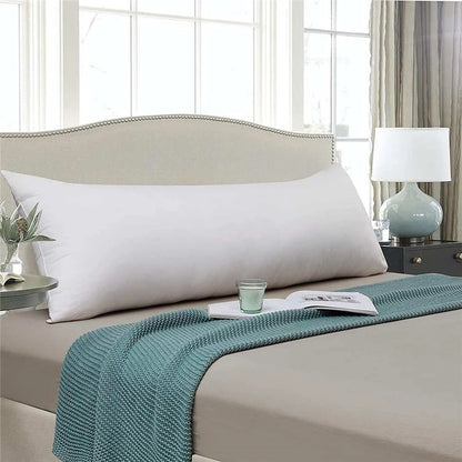 60x180CM Dakimakura Body Pillow – 60x170CM Long Hugging Pillow Core, White Cushion Cover for Anime Bedding & Sleep Support