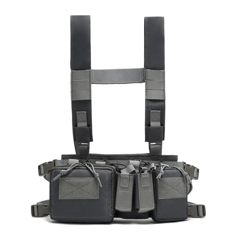 Tactical Vest CS Match – Wargame Military Nylon Chest Rig Vest for Airsoft, Hunting & Outdoor Camping Gear Accessories
