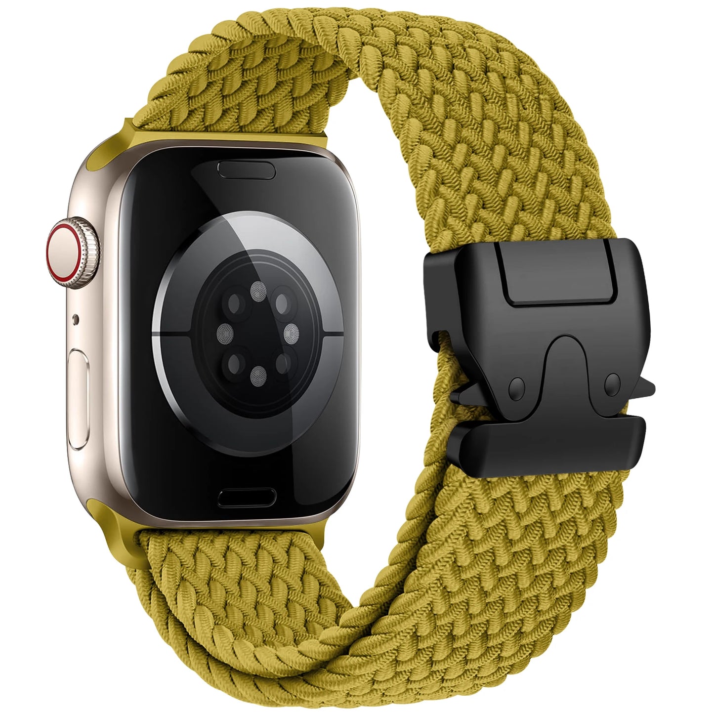 Parachute Braided Straps for Apple Watch Series 9/8/7/6/5 SE – Compatible with 41mm-49mm Bands