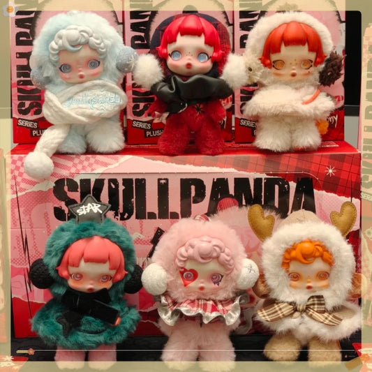 Skullpanda Winter Music Series Plush Blind Box – Cute Keychain Pendant Toy Gift