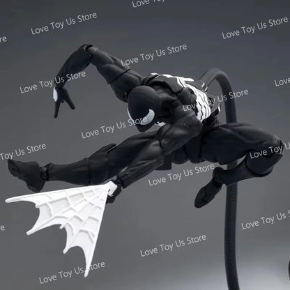 Original Mess Toys Spider Figure – Black Suit & Scarlet Spider Kaine Parker Action Figure