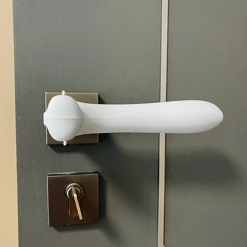 Silicone Door Knob Cover - Anti-Collision Handle Protector Wall Guard for Home