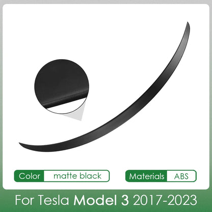 Tesla Spoiler Wing for Model Y & Model 3 Highland 2024 – ABS Rear Spoiler Accessory for Tesla 3/Y 2017–2024