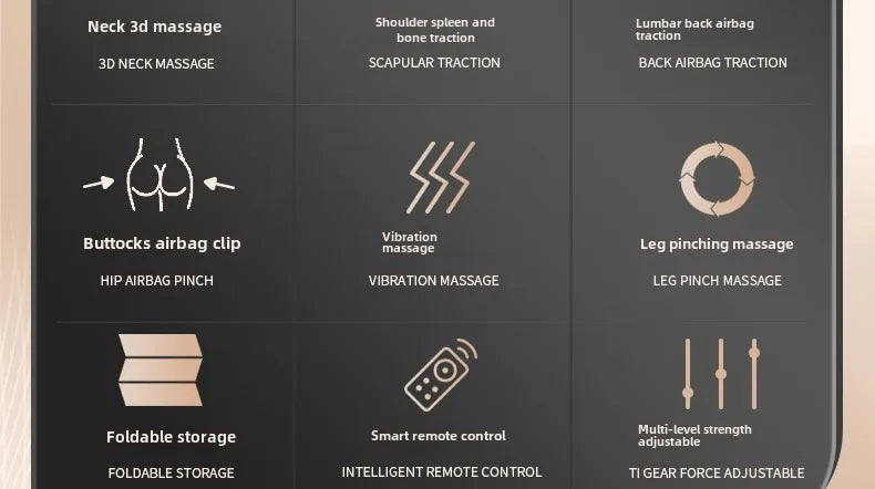 Upgraded Large Area Heated Neck Massager – Vibration Airbag Full Body Massage Mat with Lumbar Traction and Remote Control