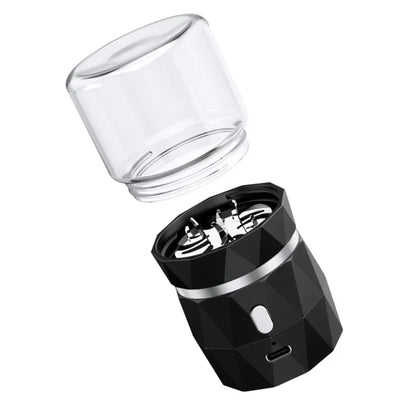 SMO Portable Electric Tobacco & Herb Grinder – Dry Grass Crusher Machine with Intelligent Touch Smoke Prevention
