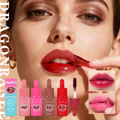 Peel-Off Lip Gloss - Velvet Matte Moisturizing Waterproof Long-Lasting Non-Fading Lip Color for Everyday Wear