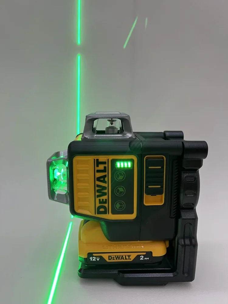 2024 DEWALT DW089LG 12-Line 360° Laser Level – 12V Lithium Battery, Vertical & Horizontal Self-Leveling Tool