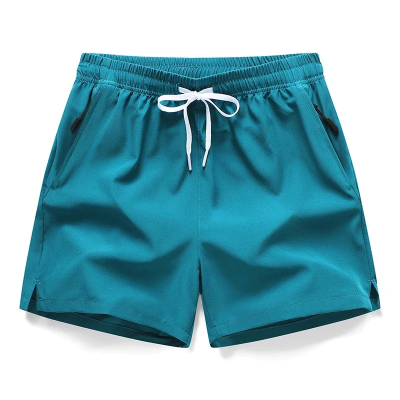 Men’s Ice Silk 3/4 Sports Shorts – Lightweight Quick Dry Running & Fitness Casual Sweat-Absorbing Outdoor Training Pants