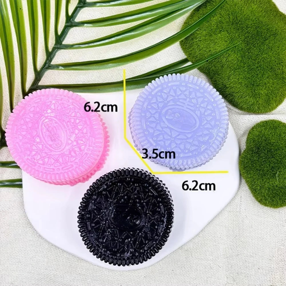 Soft Taba Squishy Handmade Cookie Fidget Toy – Sensory Stress Relief Squishy for Kids & Adults, Anxiety Relaxation Squeeze Toy Holiday Gift