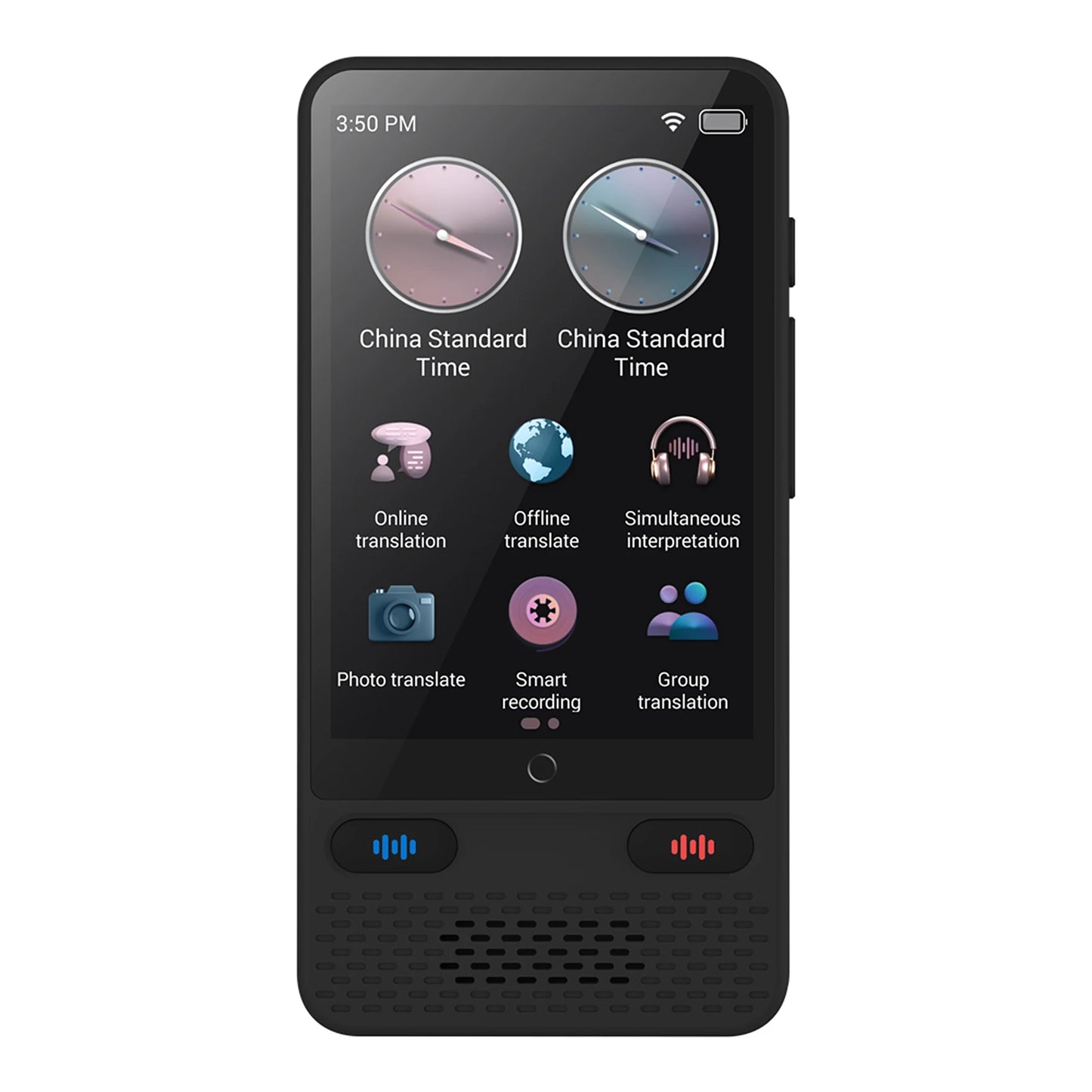 Portable S85 Language Translator Device – 138 Languages, Voice & Video Recording, Offline Translation Support