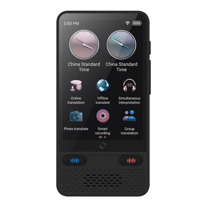 Portable S85 Language Translator Device - 138 Languages, Voice & Offline Translation, Video Recording Support