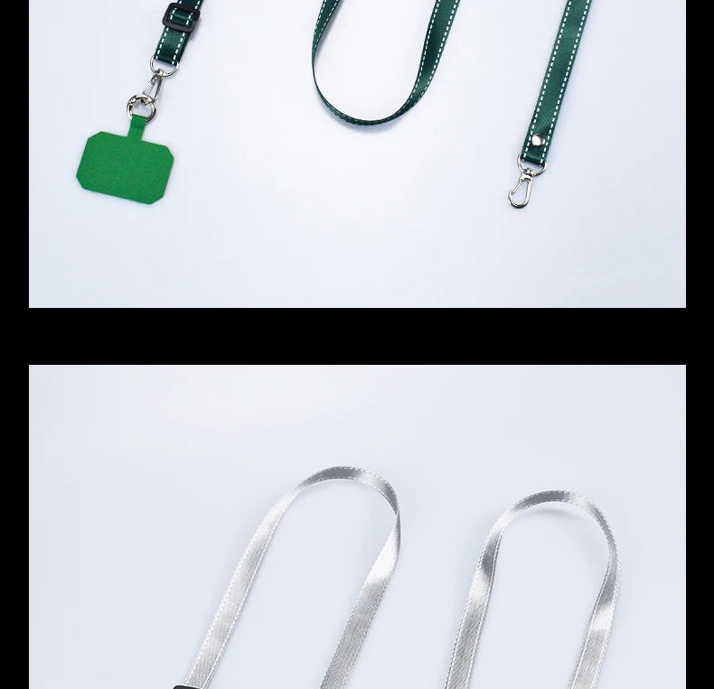 Simplicity Crossbody Cell Phone Lanyard – Adjustable Neck Strap with Universal Clip Gasket, Anti-Lost Mobile Phone Lanyard