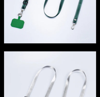 Simplicity Crossbody Cell Phone Lanyard – Adjustable Neck Strap with Universal Clip Gasket, Anti-Lost Mobile Phone Lanyard