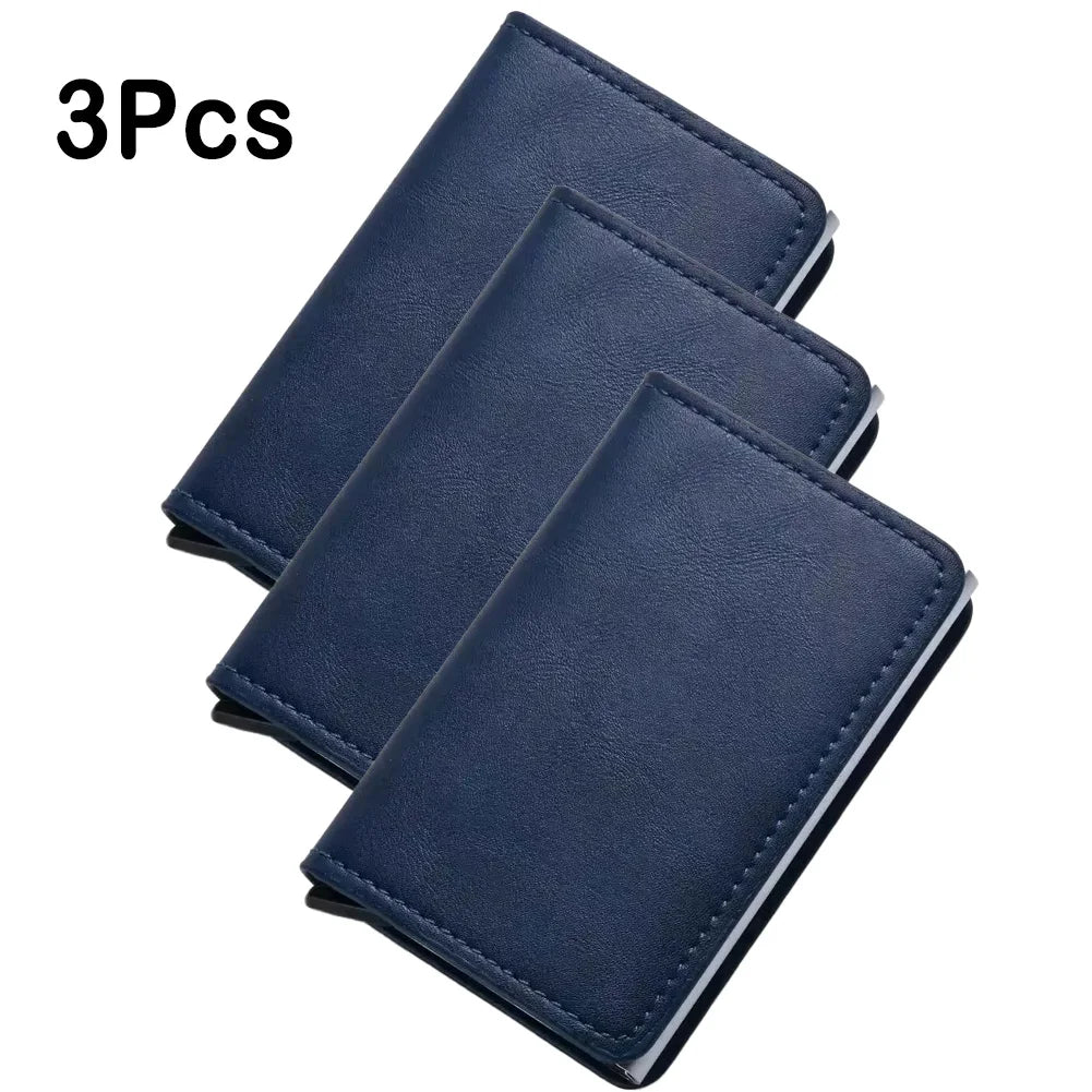 Slim RFID Aluminum Carbon Fiber Men’s Wallet – Slim Business Card & Credit Card Holder Case