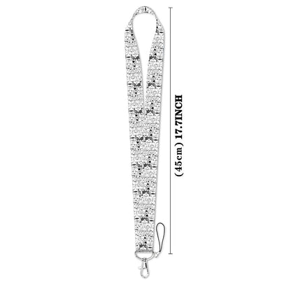 Kawaii Cat Paw Credential Holder Lanyard – Cute Neck Strap for Keys, ID Cards & Phone Accessories