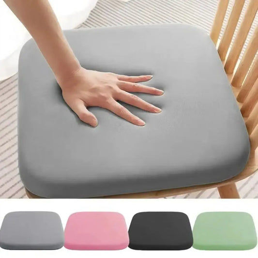 Elastic Memory Foam Seat Cushion – Soft Breathable Bounce-Back Chair Pad for Office & Long Sitting Comfort Support