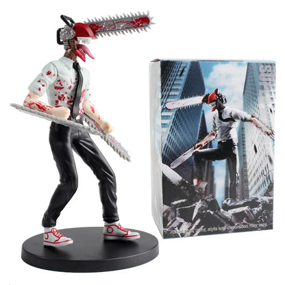 Chainsaw Man Denji Anime Figure 19cm - Denji Power Action Figure Collectible Model Toy