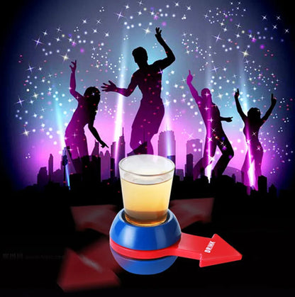 Alcoholic Penalty Turntable Game — Russian Roulette Drinking Toy, Bar Entertainment & Party Booster Props 2023