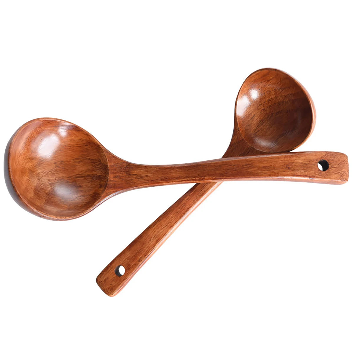 Komu Wooden Soup Ladle — Non-Stick Kitchen Utensil for Cooking, Tableware & Catering Supplies