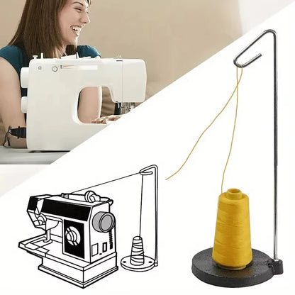 Single Thread Stand for Sewing Machine - Plastic Cone Spool Holder for Large Bobbins