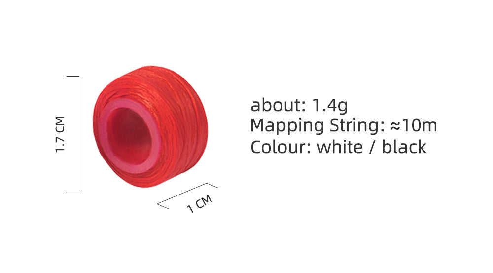 10m Pre-Inked Mapping String for Eyebrows – Microblading & PMU Marker Thread in Box for Tattoo Brow Mapping