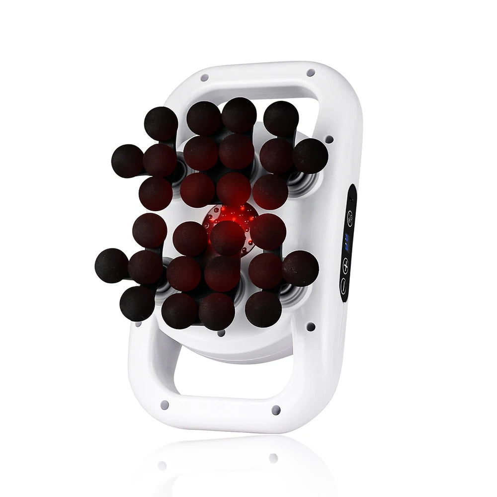 48-Head Body Massage Gun — High-Frequency Vibration Fascia Massager for Neck, Back, Waist, Thigh & Shoulder Muscle Relief