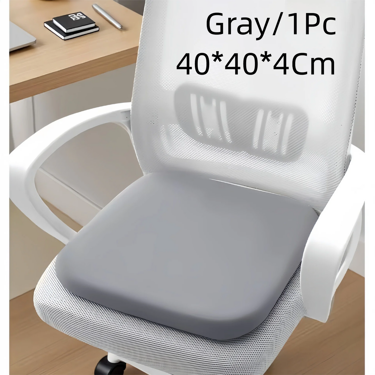 Memory Foam Seat Cushion - Comfortable Padding for Car, Office, Wheelchair, Sofa and Home Chairs