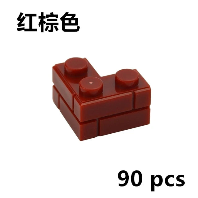 DIY Building Block Wall Figures Bricks - 1x2, 1x3 & 1x4 Small Construction Bricks for Creative Building & Educational Play