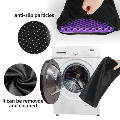 Breathable Honeycomb Gel Seat Cushion – Summer Comfort for Back & Tailbone Pain, Office, Wheelchair & Car Chair