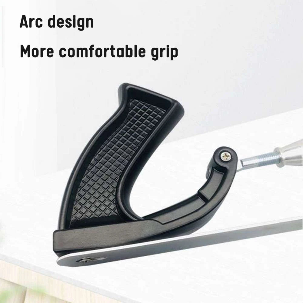 Adjustable Milled Tooth File Holder – Curved Steel Dent Repair Tool for Car Body Panel Polishing & Metal Surface Finishing