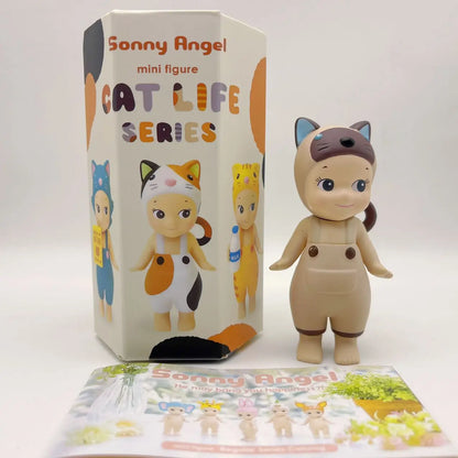 New Sonny Angel Meow Meow Daily Cat Life Series Blind Box – Anime Figure Ornament Toy Doll Gift