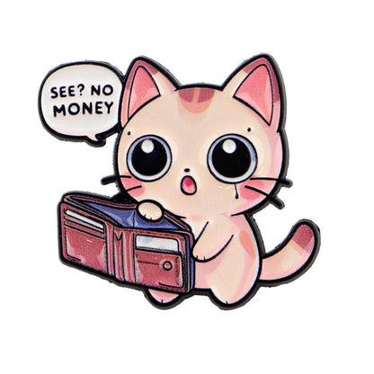 Cute Cat Enamel Pin — Cartoon Animal Lapel Brooch for Backpacks, Cosplay & Kids Gifts