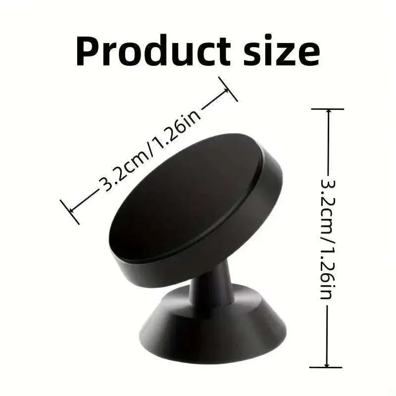Universal Magnetic Car Phone Holder — Dashboard & Wall Mount Stand for iPhone, Xiaomi, Huawei, Samsung