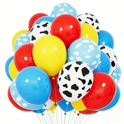 Cow Print Toy Balloons - Colorful Birthday, Baby Shower & Football Party Decorations