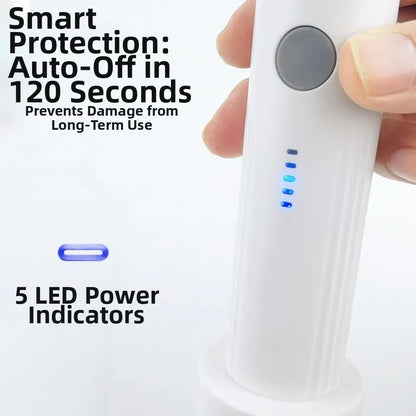 Rechargeable Mini Vacuum Pump - Portable Low-Noise Electric Suction Pump for Travel Clothes Storage Bags and Space-Saving Packing