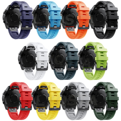 QuickFit Silicone Watch Strap 26mm 22mm for Garmin Fenix 7X 7 Pro 6X 6 5X 5 Plus 8 – Durable Replacement Sport Watchband