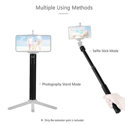 Metal Mini Tripod Stand for DJI, Zhiyun, Feiyu Gimbals & DSLR Cameras, Monopod with 1/4" Screw, Tabletop Handheld Stabilizer