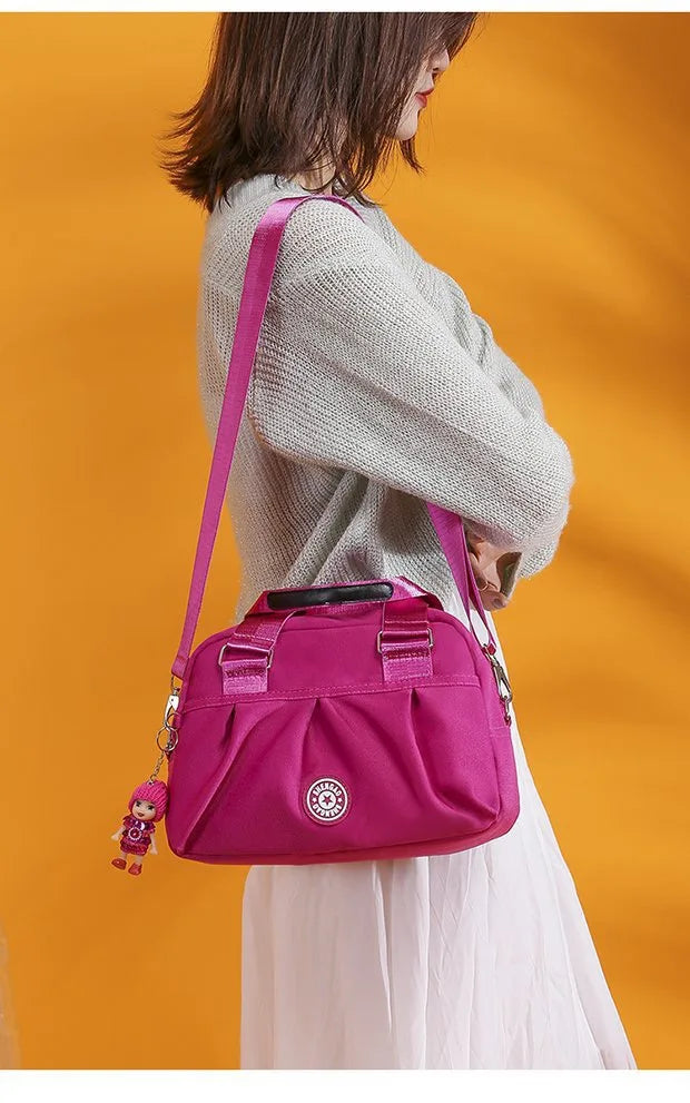 Women’s Nylon Waterproof Messenger Bag – Casual Crossbody & Shoulder Handbag, High-Quality Multifunctional Bag