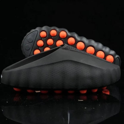 Men's & Women's Indoor Leisure Slippers - Outdoor Casual Massage Toe-Strap Half Slippers