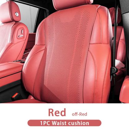 Universal Leather Car Seat Cushion - Breathable Perforated Four-Season Seat Cover