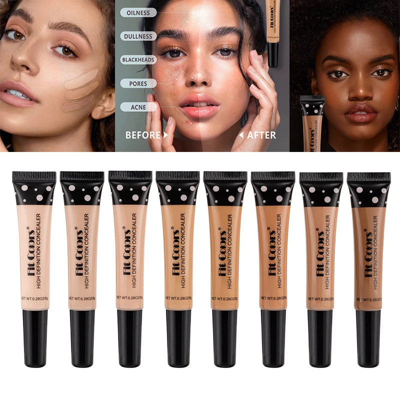 Nude Waterproof BB Cream Foundation – Oil-Control, Blemish-Covering, Long-Lasting Brightening Concealer Base