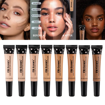 Nude Waterproof BB Cream Foundation – Oil-Control, Blemish-Covering, Long-Lasting Brightening Concealer Base