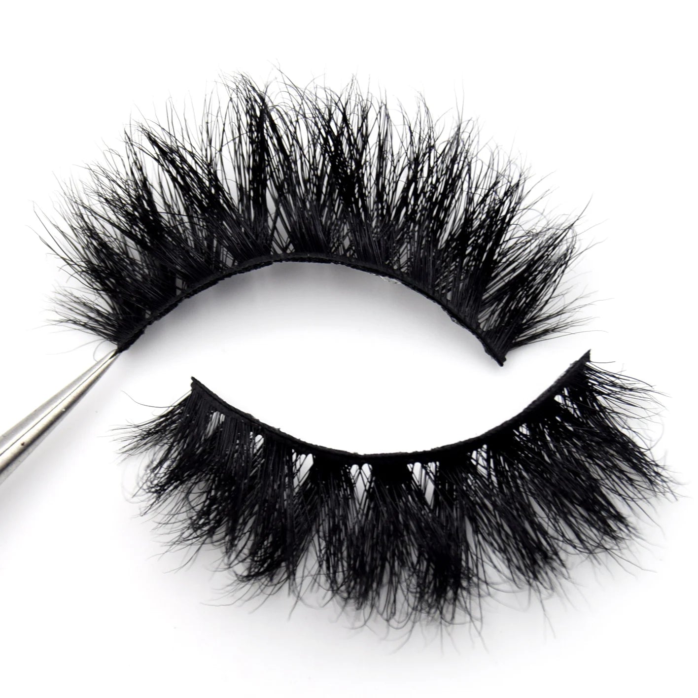 Visofree 3D Mink Eyelashes – Thick Handmade Full Strip Cruelty-Free False Lashes for Makeup M56