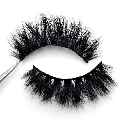 Visofree 3D Mink Eyelashes – Thick Handmade Full Strip Cruelty-Free False Lashes for Makeup M56