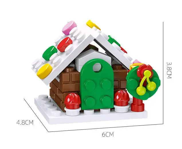 Christmas Building Blocks Toy Set – Santa Claus & Reindeer Action Figures Gift